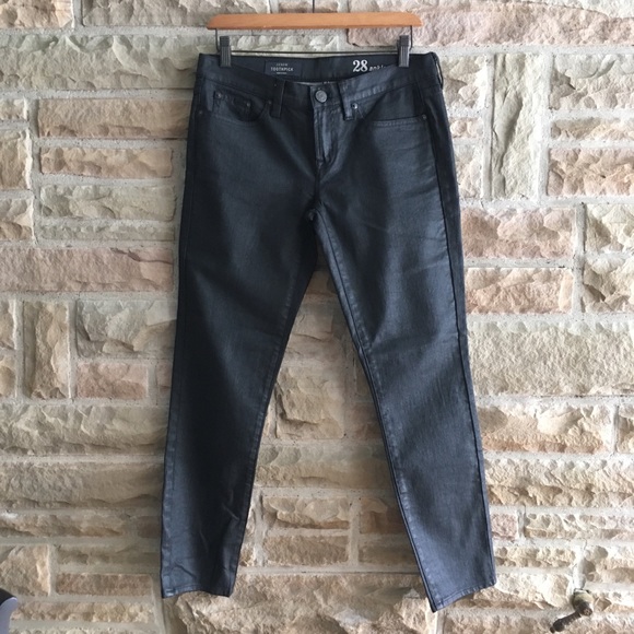 J. Crew Denim - J. Crew Toothpick Skinny Jeans Dark Metallic Wash